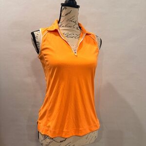 Slazenger women's tech sleeveless golf polo